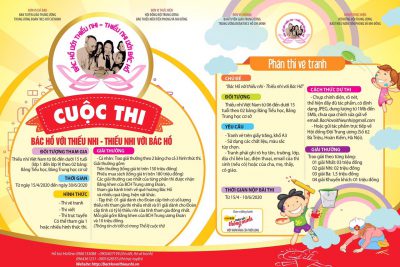 PHÁT ĐỘNG CUỘC THI VIẾT- VẼ CHỦ ĐỀ: “BÁC HỒ VỚI THIẾU NHI- THIẾU NHI VỚI BÁC HỒ”