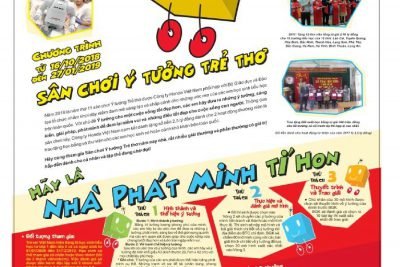TRIỂN KHAI CUỘC THI SÂN CHƠI Ý TƯỞNG TRẺ THƠ