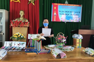Tưng bừng Ngày hội đọc sách chủ đề: “Sách là nguồn tri thức vô giá”.