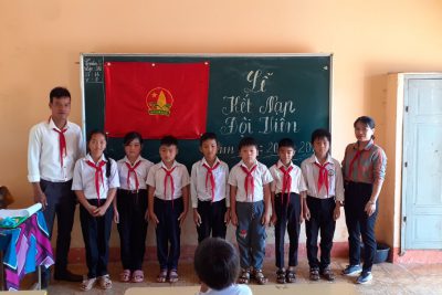 LIÊN ĐỘI LÊ LỢI TỔ CHỨC KẾT NẠP ĐỘI VIÊN NĂM HỌC 2020-2021