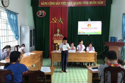 LIÊN ĐỘI TH LÊ LỢI TỔ CHỨC ĐẠI HỘI LIÊN ĐỘI NĂM HỌC 2022-2023