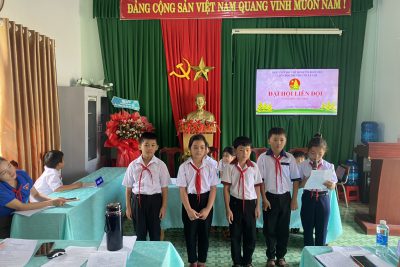 LIÊN ĐỘI TH LÊ LỢI TỔ CHỨC ĐẠI HỘI LIÊN ĐỘI NHIỆM KỲ 2023-2024