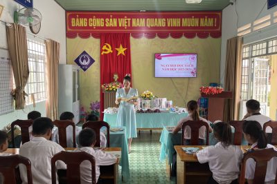 NGÀY HỘI ĐỌC SÁCH ” SÁCH LÀ NGUỒN TRI THỨC VÔ GIÁ” NĂM HỌC 2023-2024
