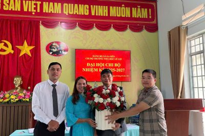 ĐẠI HỘI CHI BỘ TRƯỜNG TIỂU HỌC LÊ LỢI NHIỆM KỲ 2025 – 2027